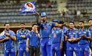 File photo of Mumbai Indians' celebration at the Wankhede stadium